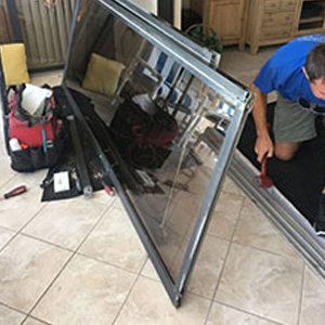 sliding glass door frame repair Inglewood